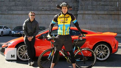 Casey Neistat in a McLaren 675LT versus Lucas Brunelle on a bicycle