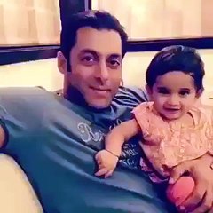 Salman Khan Holds An Adorable Baby Girl In His Arm!