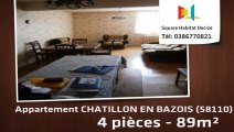A vendre - Appartement - CHATILLON EN BAZOIS (58110) - 4 pièces - 89m²