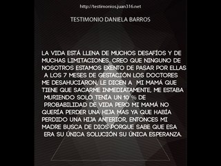 Daniela Barros | Cantante(HD) | Testimonio cristiano