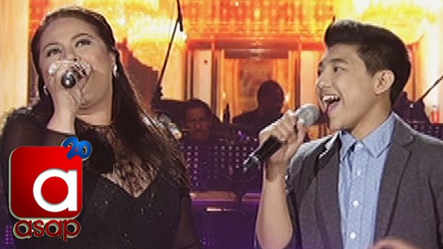 ASAP: Karla Estrada sings Through The Fire with Darren Espanto