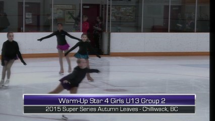 Autumn Leaves 2015 Rink 2- STAR 4 Girls U13 Group 2