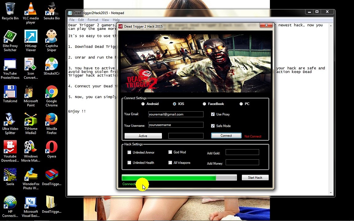 Dead Trigger 2 Hack 2015 - get unlimited free money, gold, ammor, health