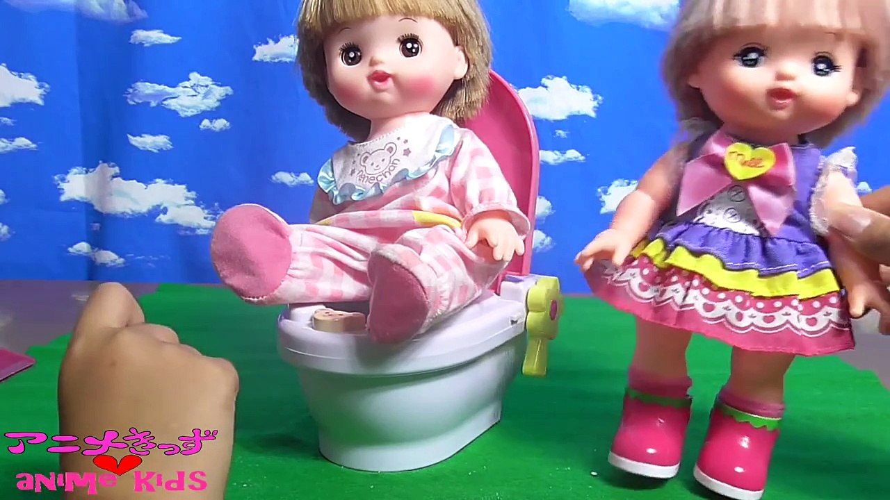 メルちゃん ネネちゃん おトイレ おそうじ するよ‼ なかよしパー�
