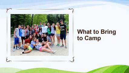 Advance Planning for Kids' Sleepaway Summer Camp