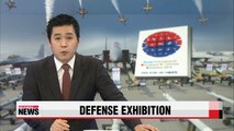 Korea Int'l Aerospace & Defense Exhibition 2015 kicks off in Seoul