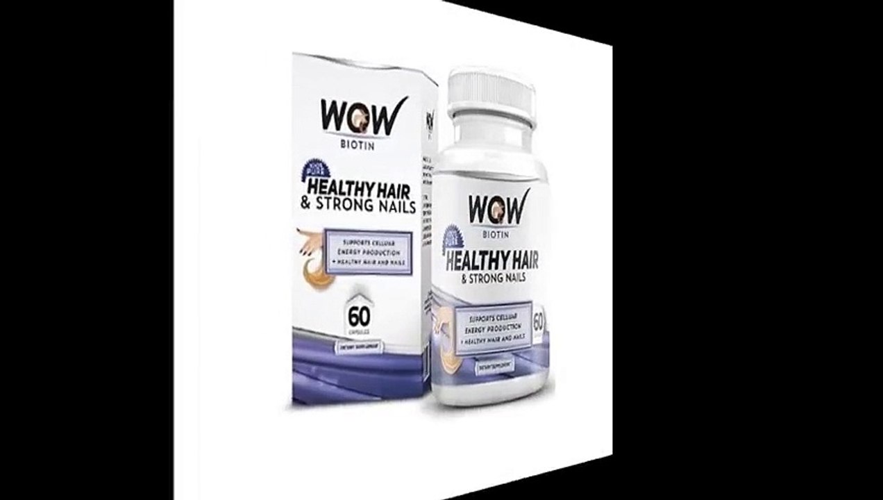 Wow Biotin Healthy Hair & Strong Nails - 60 Caps