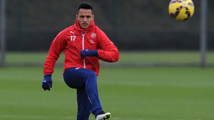 L'enroulée chirurgicale d'Alexis Sanchez à l'échauffement
