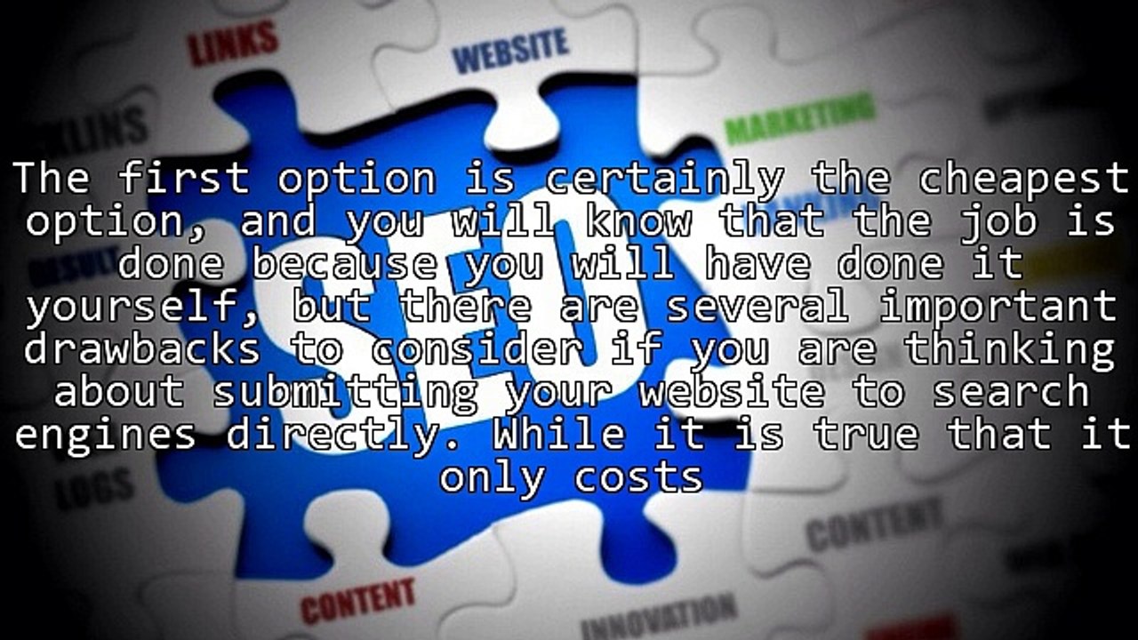 Submitting Your Website To The Search Engines