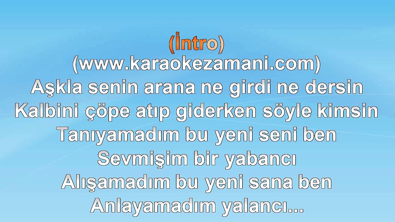 Murat Boz - Kalamam Arkadaş - (2011) TÜRKÇE KARAOKE