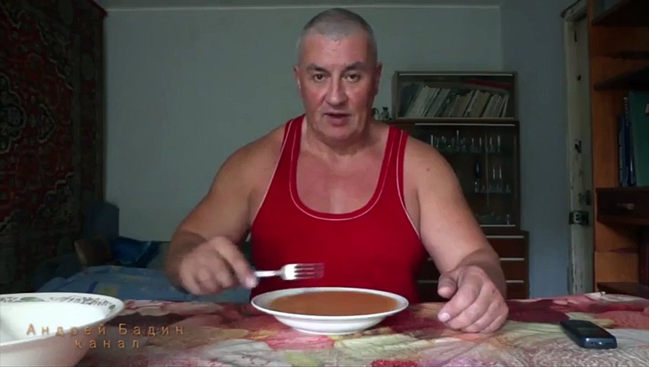 Сколько по времени есть суп вилкой