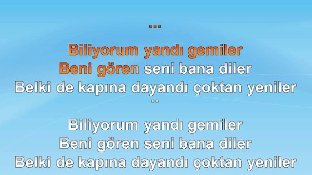 Murat Dalkılıç - La Fontaine - 2010 TÜRKÇE KARAOKE