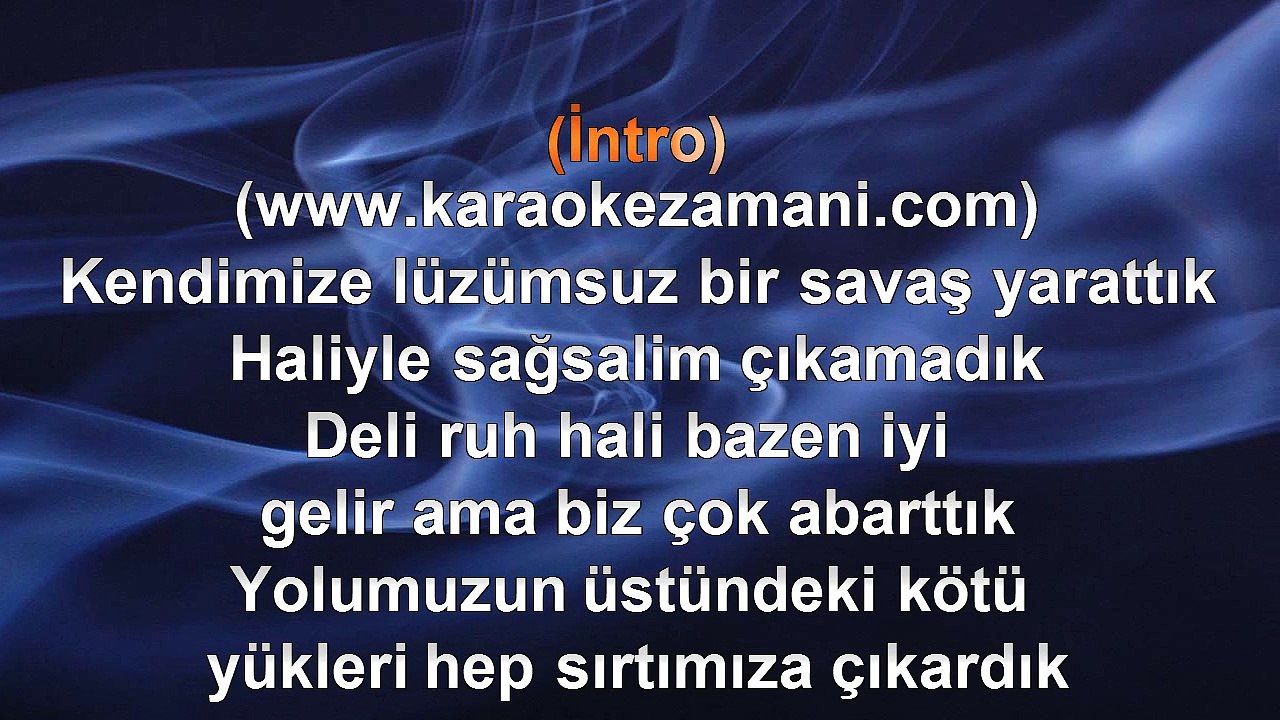 Murat Dalkılıç - Lüzumsuz Savaş - (2013) TÜRKÇE KARAOKE