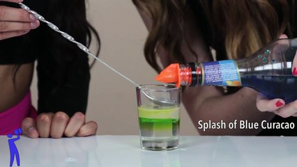 Blue Ghost Shot Tipsy Bartender