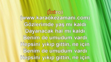 Murat Güngör - Niçin - 2007 TÜRKÇE KARAOKE