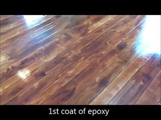 Wood Concrete - How to make concrete look like wood flooring
