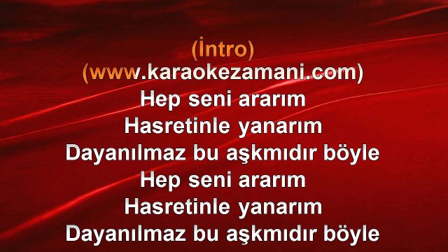 Murat Köse - Meleğim - (Düet. Sibel Yıldırım) - (2013) TÜRKÇE KARAOKE