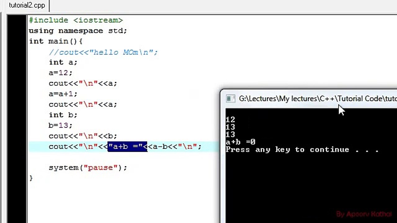 C++ in Hindi -3 Modify Variables - 360p
