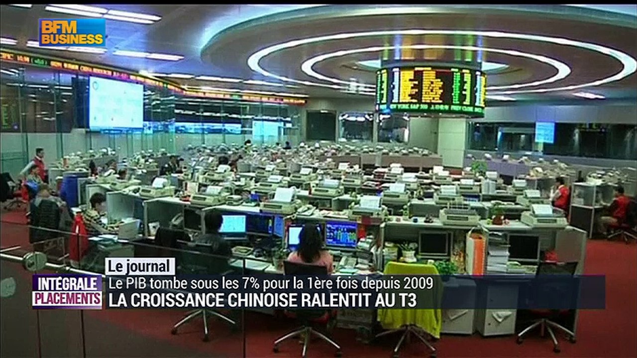 La croissance chinoise au plus bas depuis 2009
