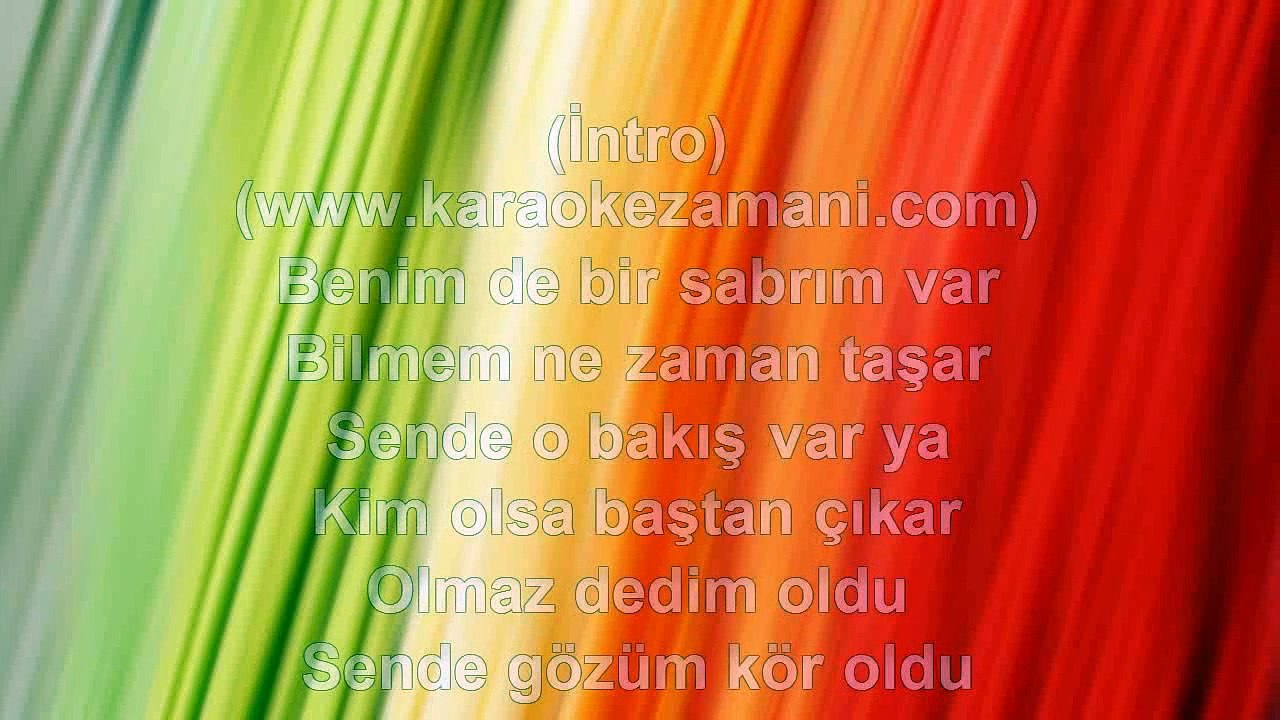 Murat Kurşun - Ben Çağırmam Geleceksin - (Düet  Yıldız Tilbe) - (2014) TÜRKÇE KARAOKE