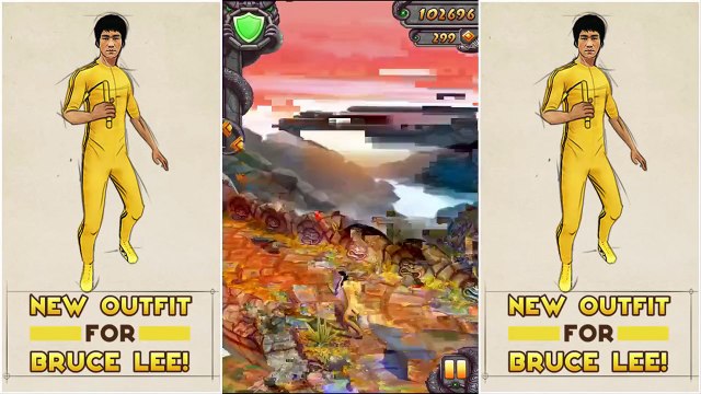 Temple Run 2 Unlock New Bruce Lee Classic Outfit - My New Highest Score Record!!!