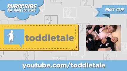 Baby tries to get milk from dad nipple