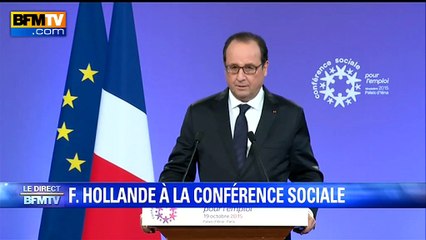 Hollande: l'alternative c'est "la rénovation du modèle social ou sa disparition"