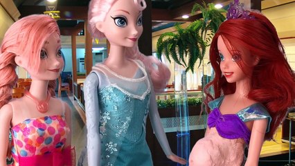 Ariel Pregnant? Features Frozen Elsa, Anna, Evil Queen, Ariel Funny Parody