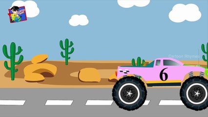 Superhero Finger Family | Monster Truck | Learn Numbers | Spiderman Finger Family | Cartoo