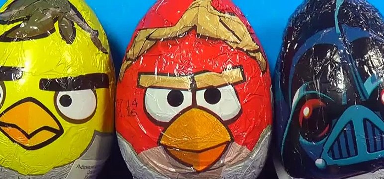 ANGRY BIRDS STAR WARS surprise eggs Unboxing 3 surprise eggs Angry Birds STAR WARS MyMillionTV [Full Episode]