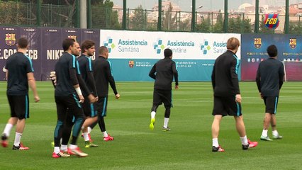 FC Barcelona training session: Thomas Vermaelen receives medical green light for BATE trip