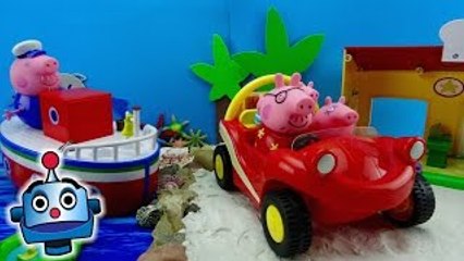 Peppa Pig Vacaciones en el mar Holiday by the Sea Playset - Juguetes de Peppa Pig