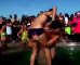 Women's wrestling in the water.Hot girls!