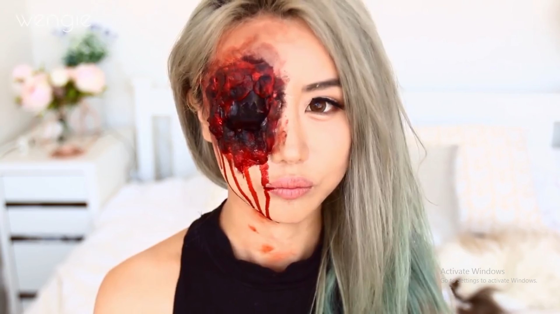 Beginners Halloween Makeup Tutorial - The Bloody Eye - video Dailymotion