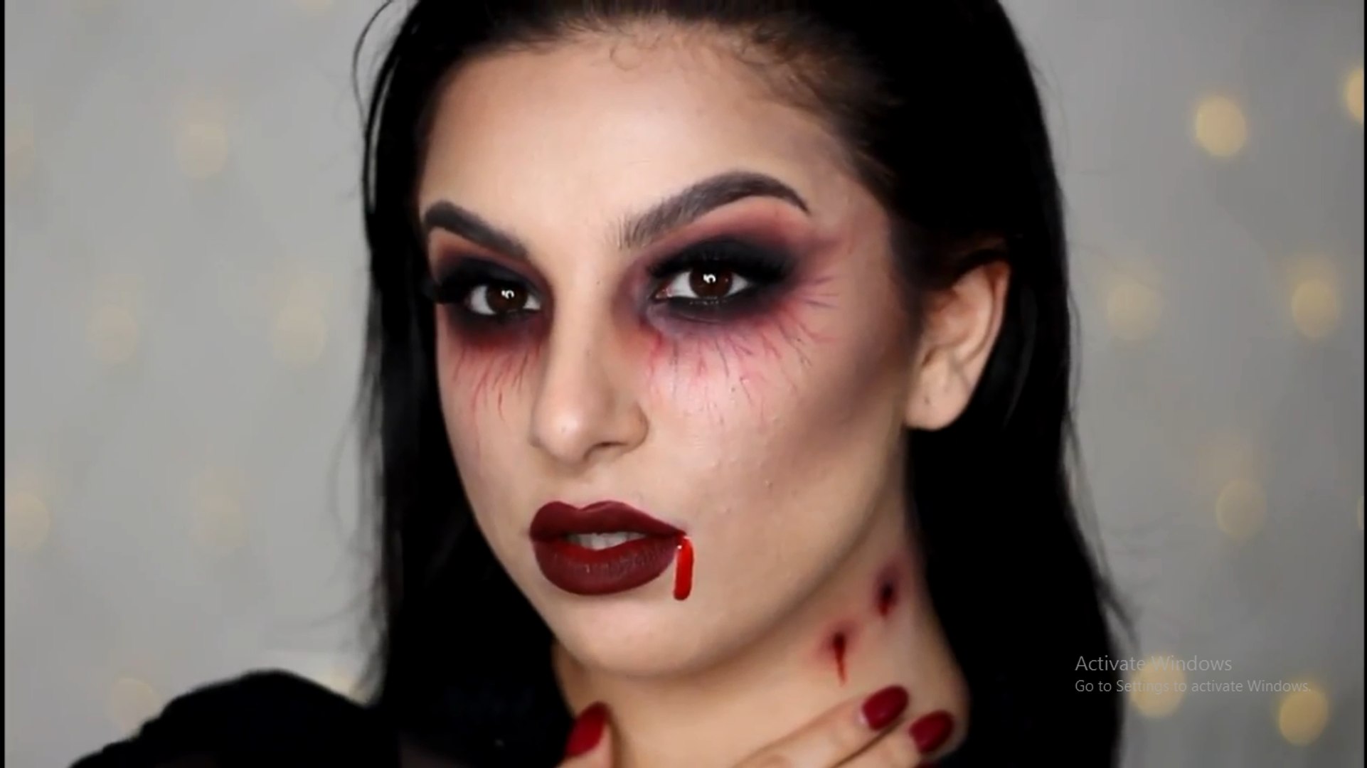 Vampire Look with Halloween Costumes - Halloween Makeup Tutorial - video  Dailymotion