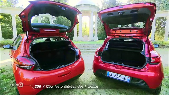 Comparatif : Peugeot 208 (2015) vs. Renault Clio 4 (2015) (Emission Turbo du 18/10/2015)