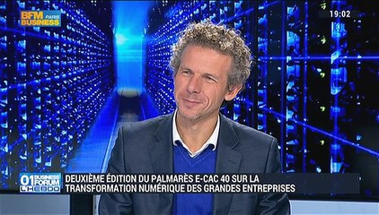 Palmarès E-CAC 40 2015: "Deux secteurs se distinguent dans la transformation digitale : la banque et l'assurance", Gilles Babinet - 17/10