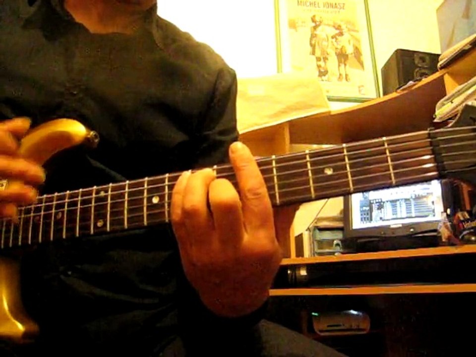 10 BLUES EN LA 7 SIMPLE accord 7