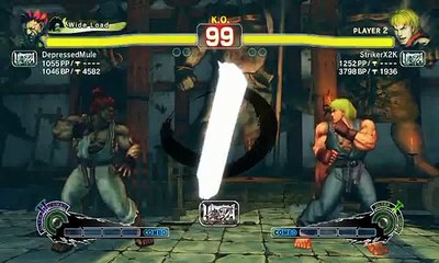 USF4 - DepressedMule (Akuma) vs StrikerX2K (Ken) Online Multiplayer Match USFIV