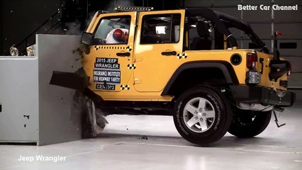 [CRASH TEST] 2015 Jeep Wrangler vs Toyota 4Runner