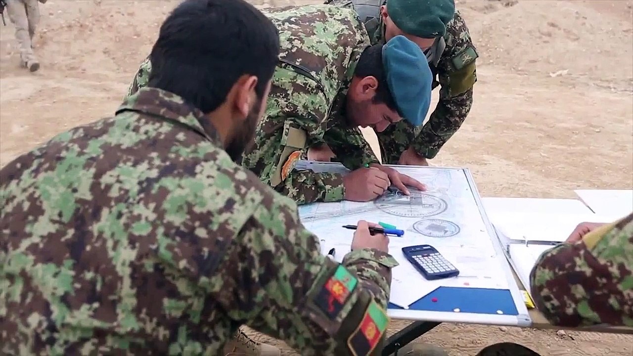 Howitzer Training With Afghan National Army Soldiers