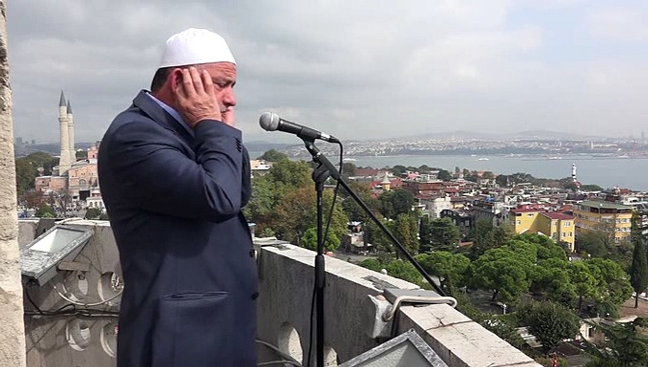 Sultanahmet Camii Ezan Durmuş Akbulut ve Ayasofya Camii Abdullah Yılmaz 19.10.2015