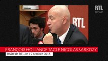 François Hollande tacle Nicolas Sarkozy