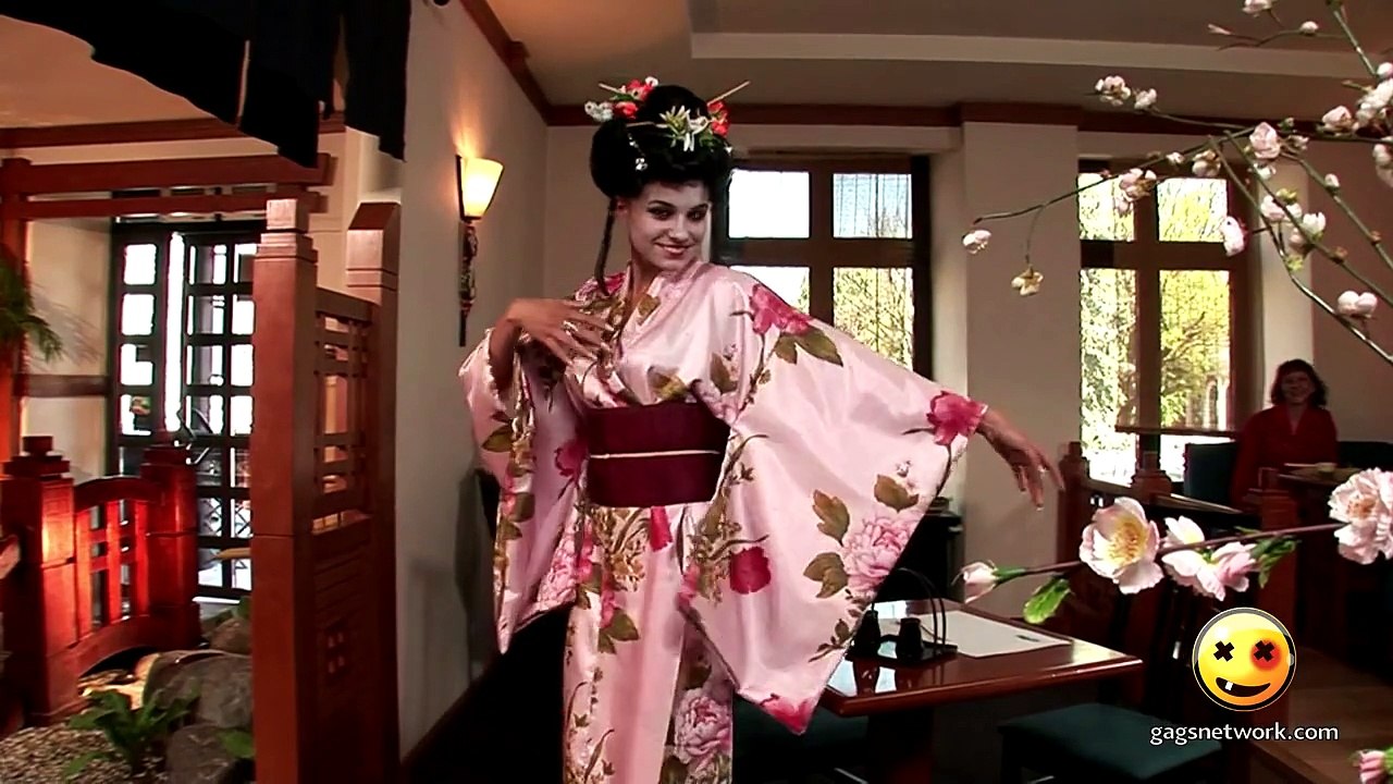 Erotic Surprise In A Japanese Restaurant (HD)