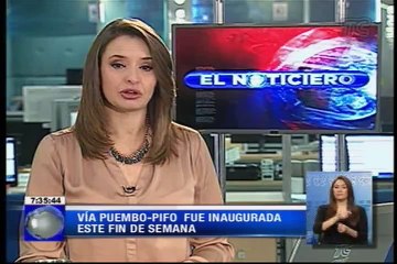 Vía Puembo - Pifo fue inaugurada este fin de semana