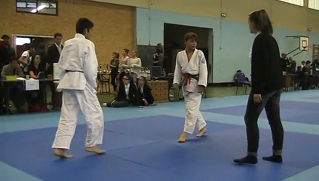 Noa Villefranque au Tournoi Régional Benjamin de Chateauponsac - Octobre 2015 - Finale