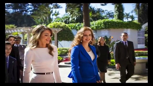-الأميرة- للا- سلمى- و- الملكة- رانيا- صداقة -و-أناقة