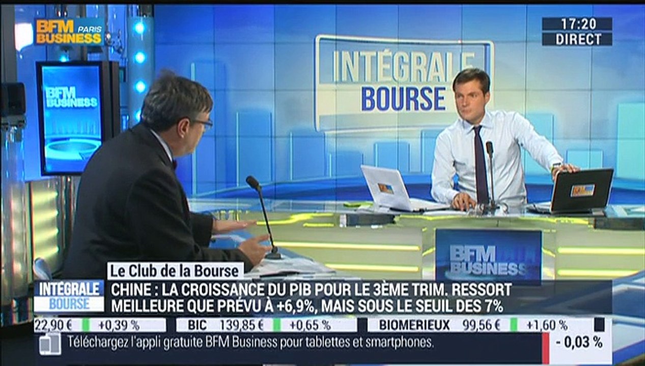 Le Club de la Bourse: Emmanuel Soupre, Alain Crouzat et Vincent Ganne - 19/10