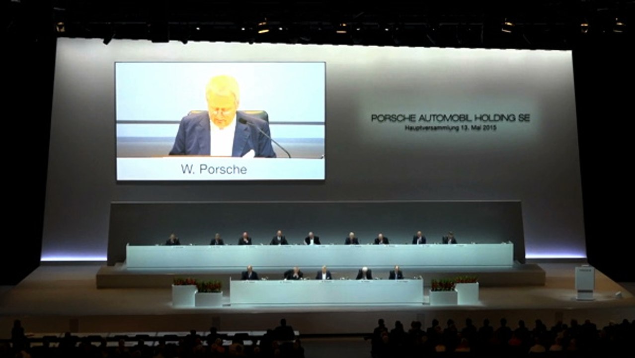 Porsche SE Aktionärs Hauptversammlung  2015