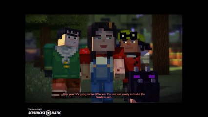 Minecraft story mode gameplay | Episode 1 The order of the stone | Part 1 The order of the losers